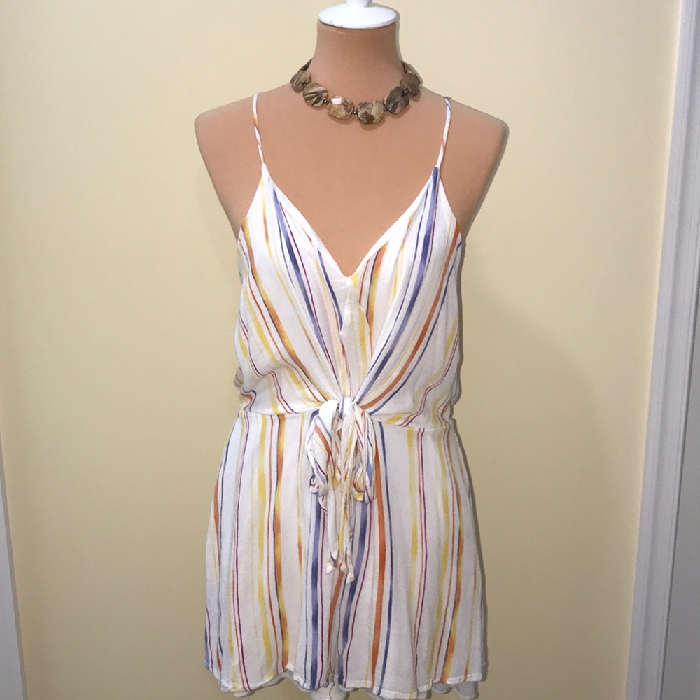 Hummingbird Lightweight Summer Romper w/ Pockets!